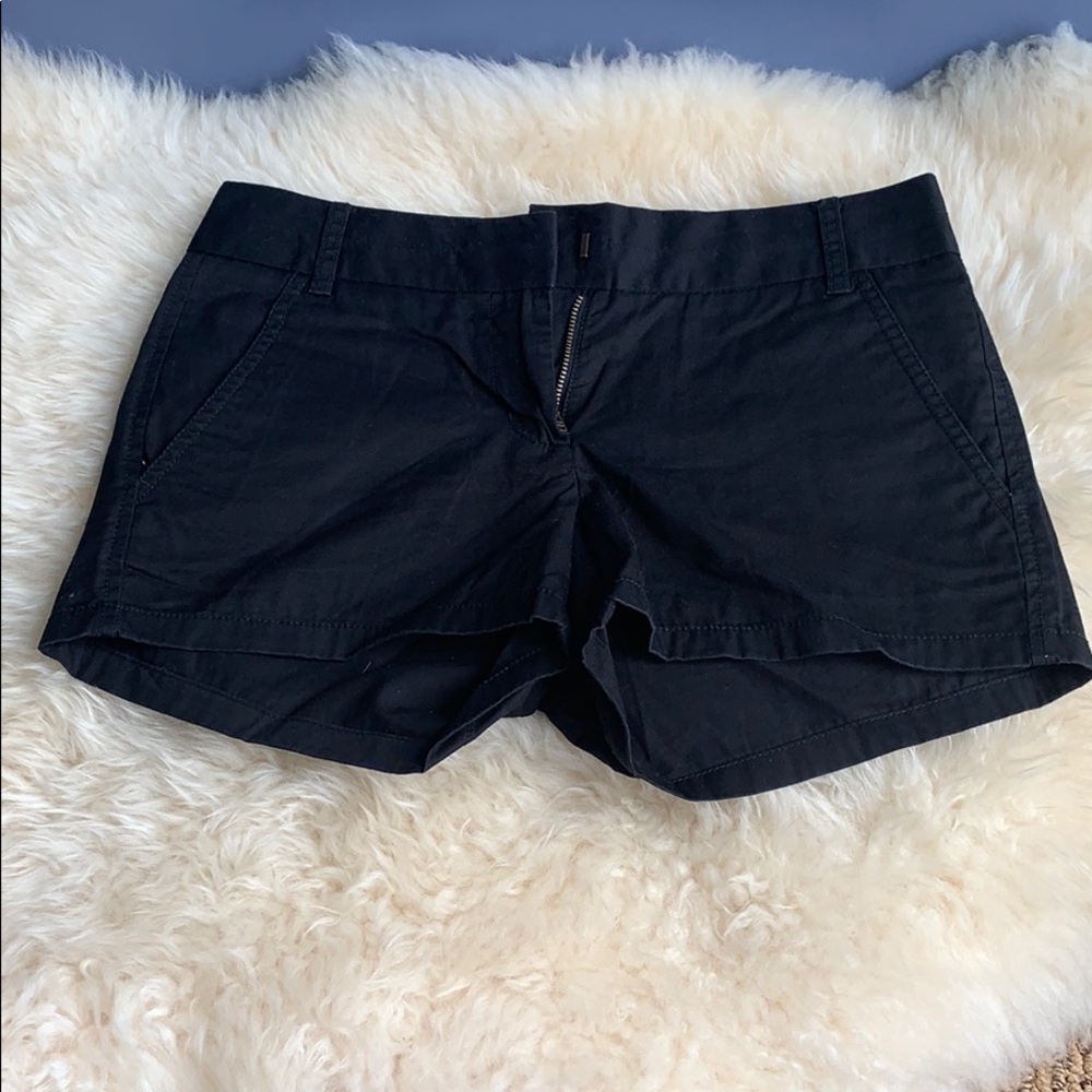 Black JCrew Chino Shorts